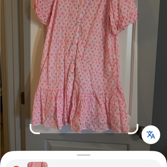 Lilly Pulitzer CARTLEY elbow sleeves eyelet shirtdress, 8 - Picture 6 of 10
